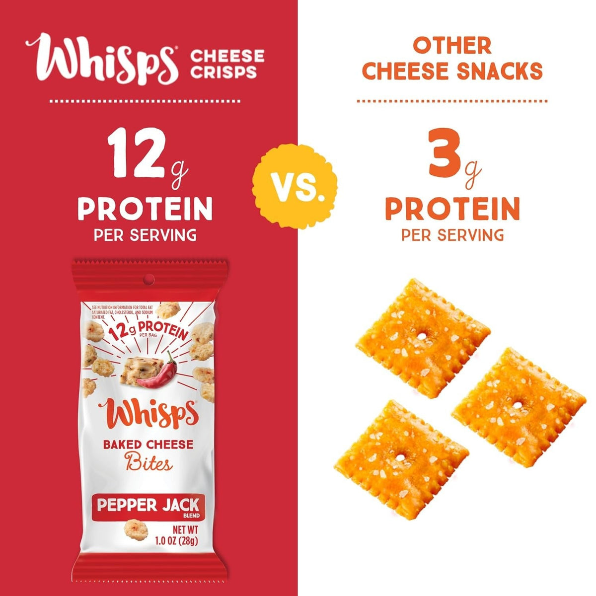 Pepper Jack Cheese Crisps (8 Pack)