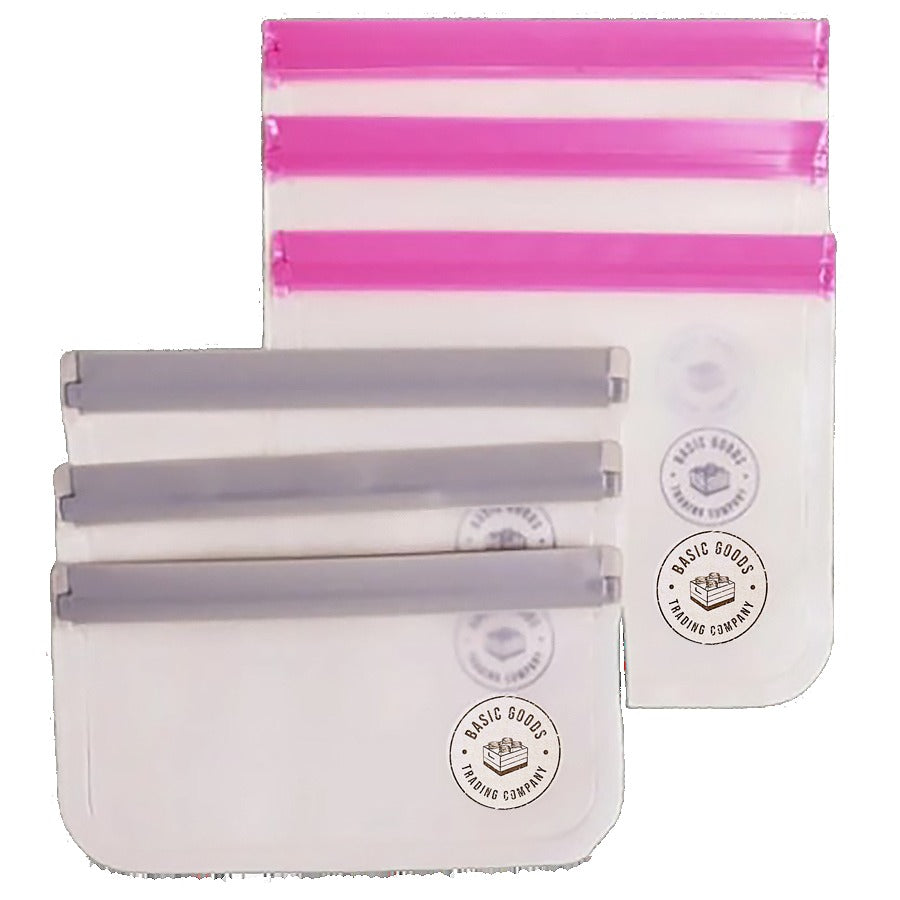 Silicone Reuseable Bags (6 CT)