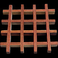 Pakkawood Coasters - Red (4 CT)