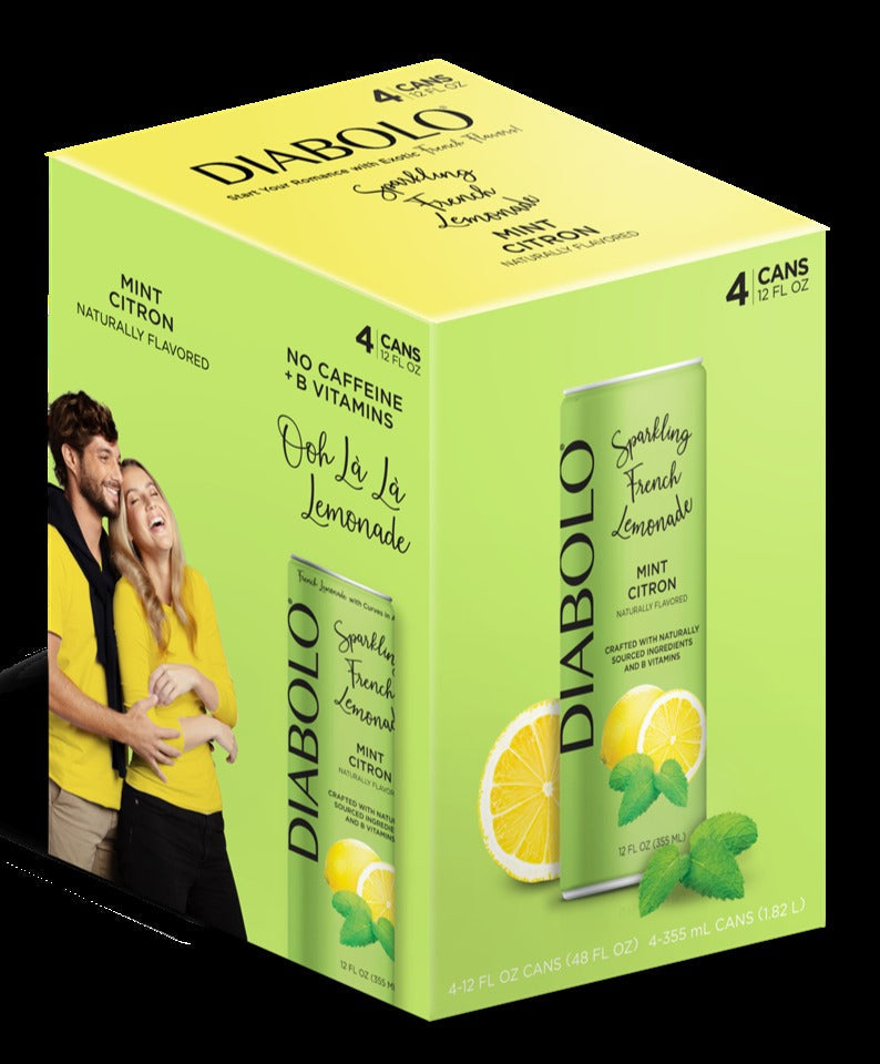 Mint Citron Sparkling French Lemonade
