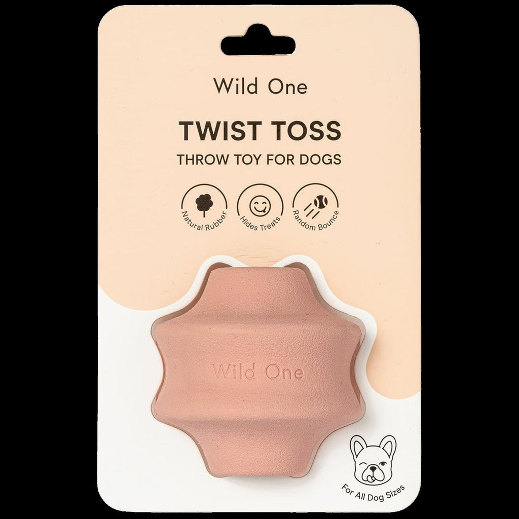 Twist Toss Interactive Dog Toy - Pink