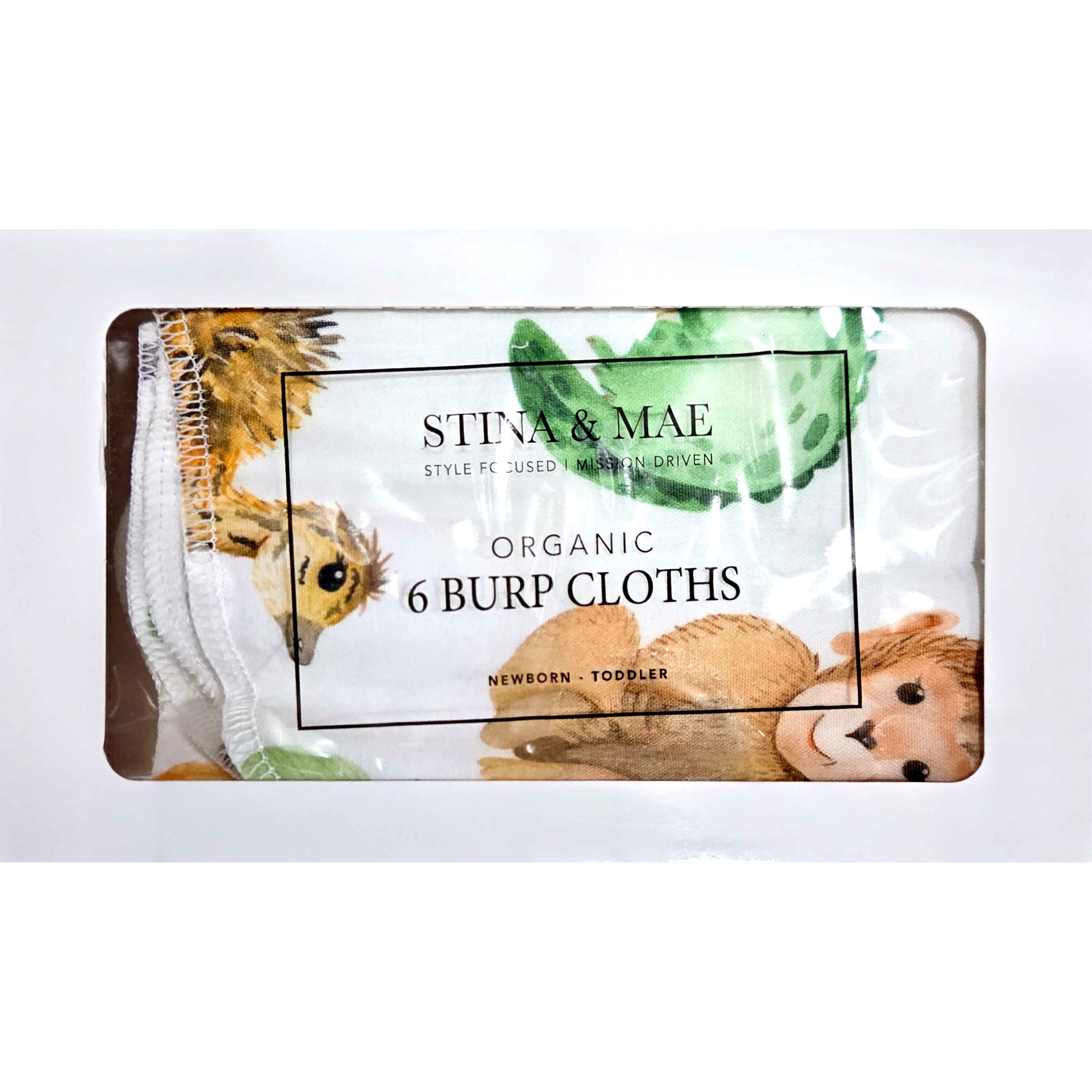 Safari Burp Cloths (6 CT)