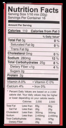 Gluten Free Pizza Crust Mix