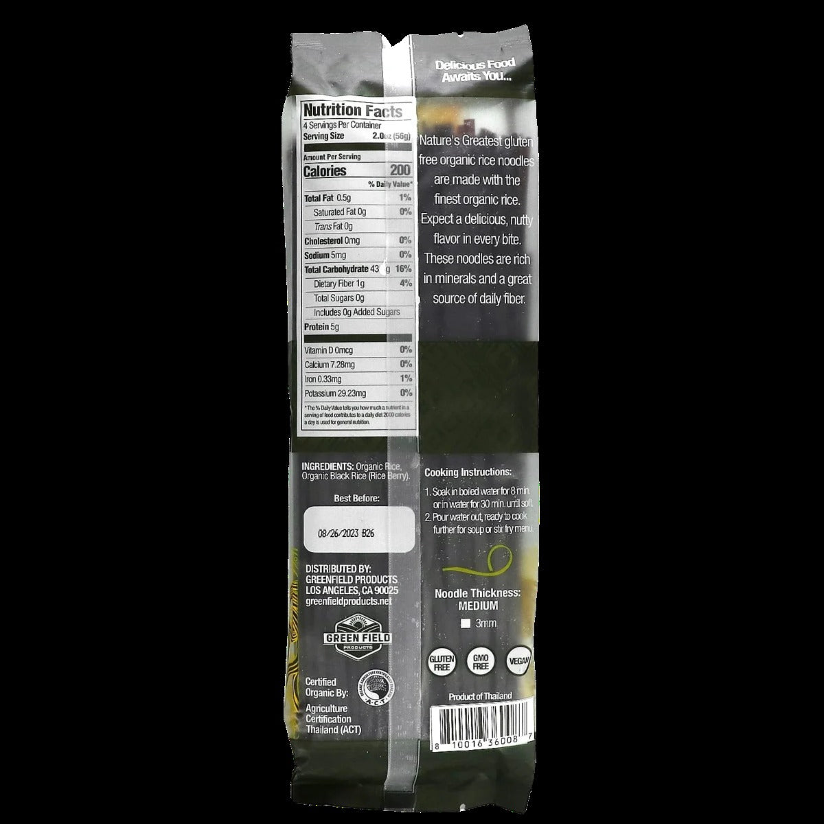 Organic Black Rice Noodles