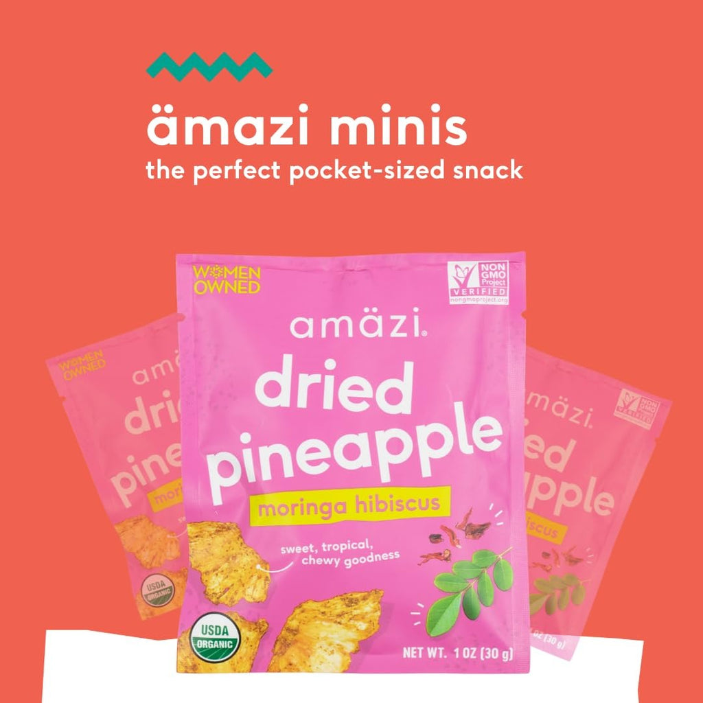 Moringa Hibiscus Dried Pineapple (12 Pack)