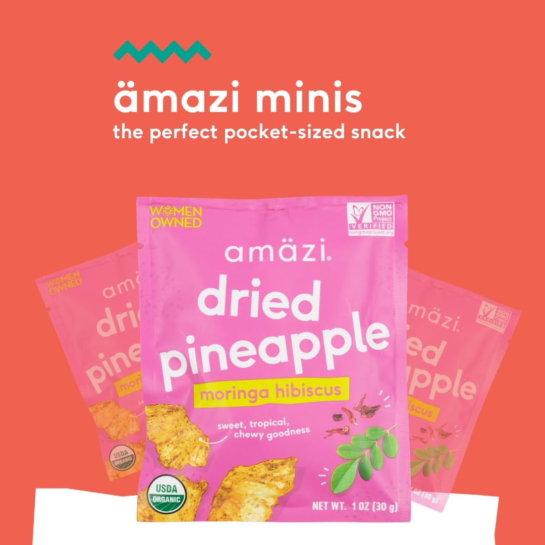 Moringa Hibiscus Dried Pineapple (12 Pack)
