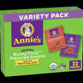 Organic Bunny Fruit Flavored Snacks - Variety Pack