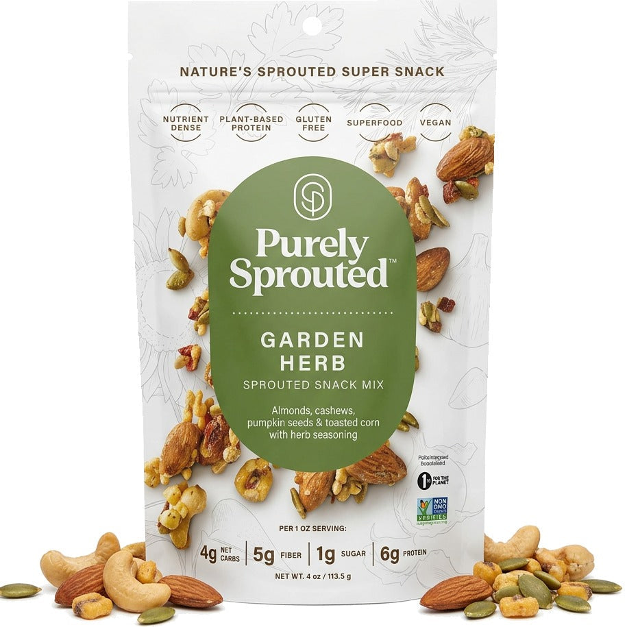Garden Herb Sprouted Snack Mix