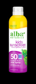 Kids Tropical Fruit Clear Spray Sunscreen Spf 50