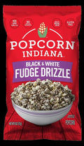 Black & White Fudge Drizzle Popcorn