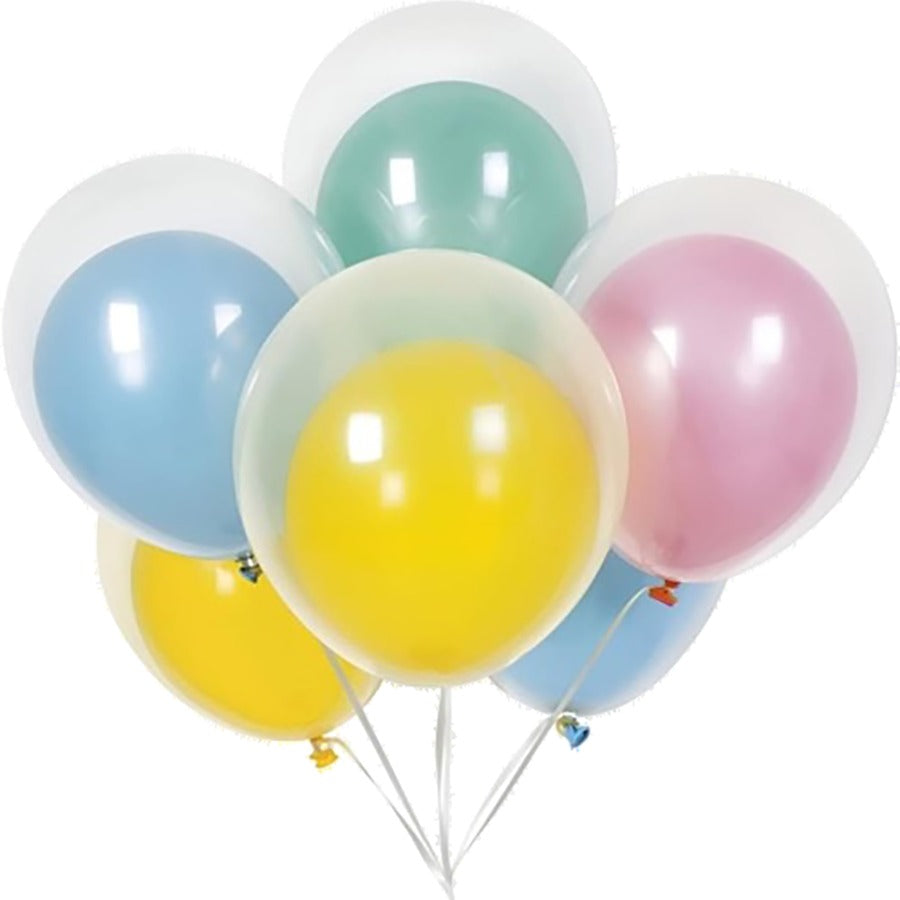 Pastel Double Stuffed Latex Balloon Bouquet Kit (12 CT)