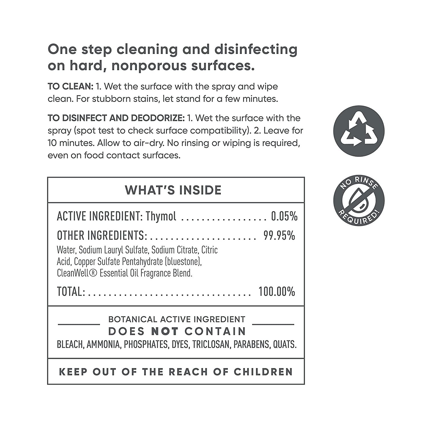 Botanical Disinfectant Bathroom Cleaner