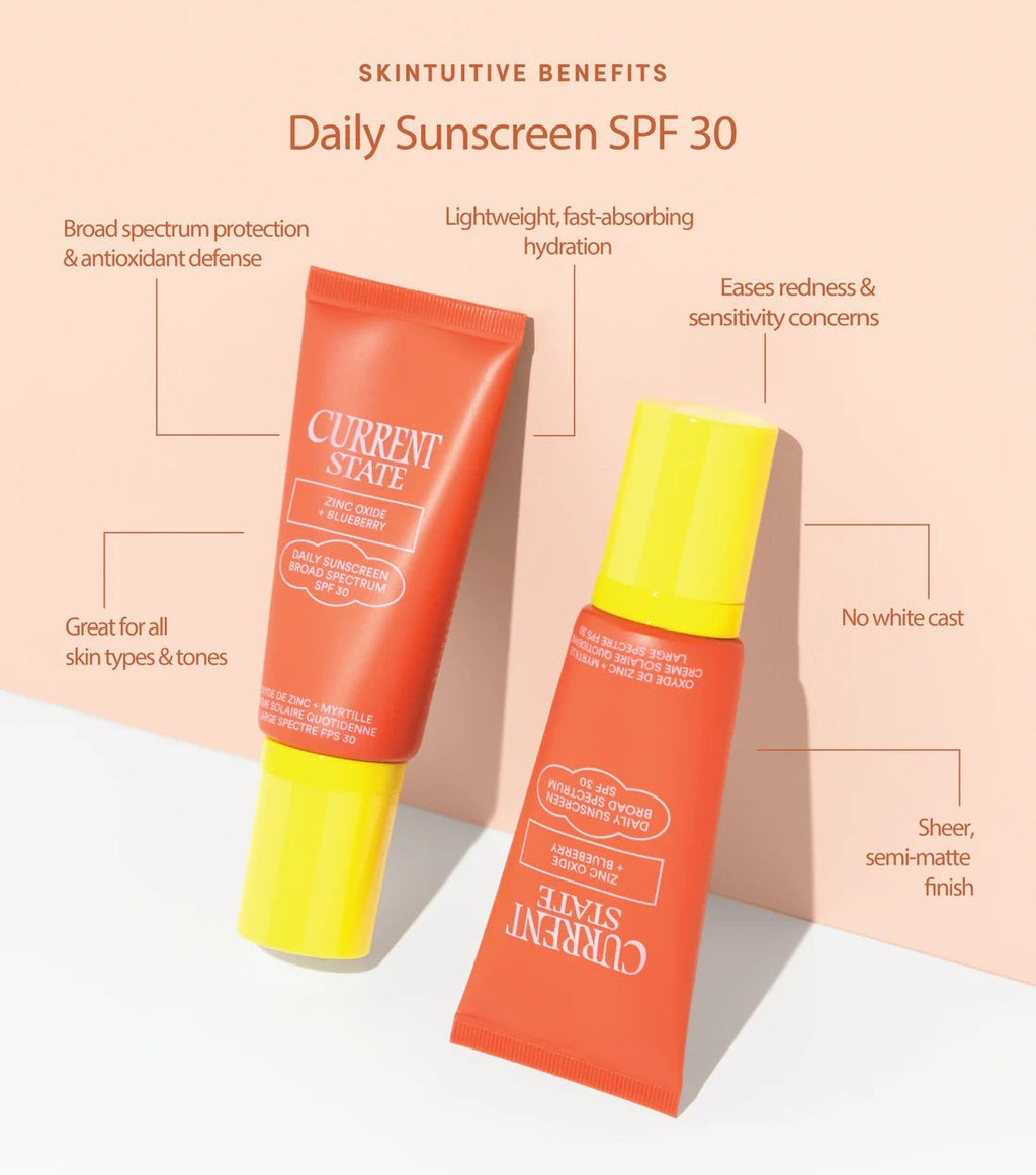 Zinc Oxide and Blueberry Daily Sunscreen Broad Spectrum SPF 30
