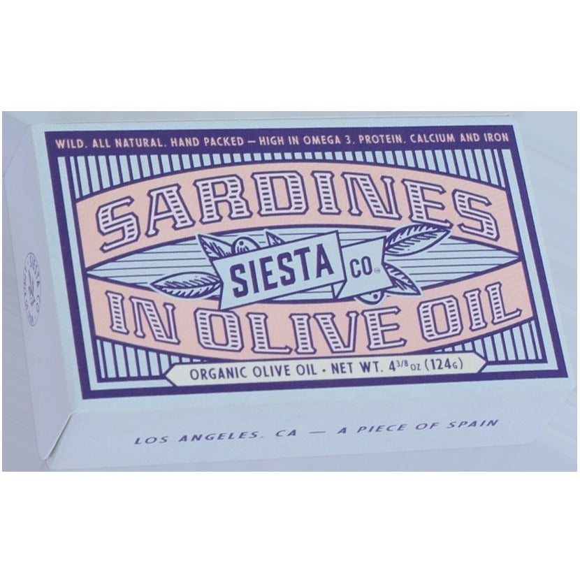 Sardines In Organic Extra Virgin Olive Oil