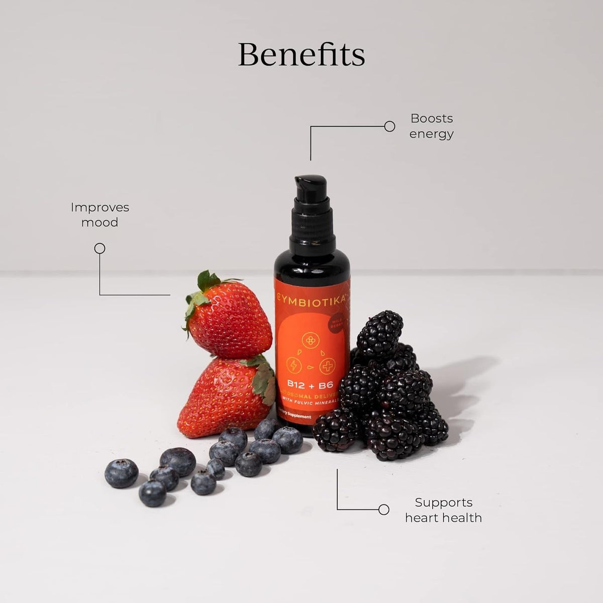 B12 + B6 Liposomal Delivery Wild Berry