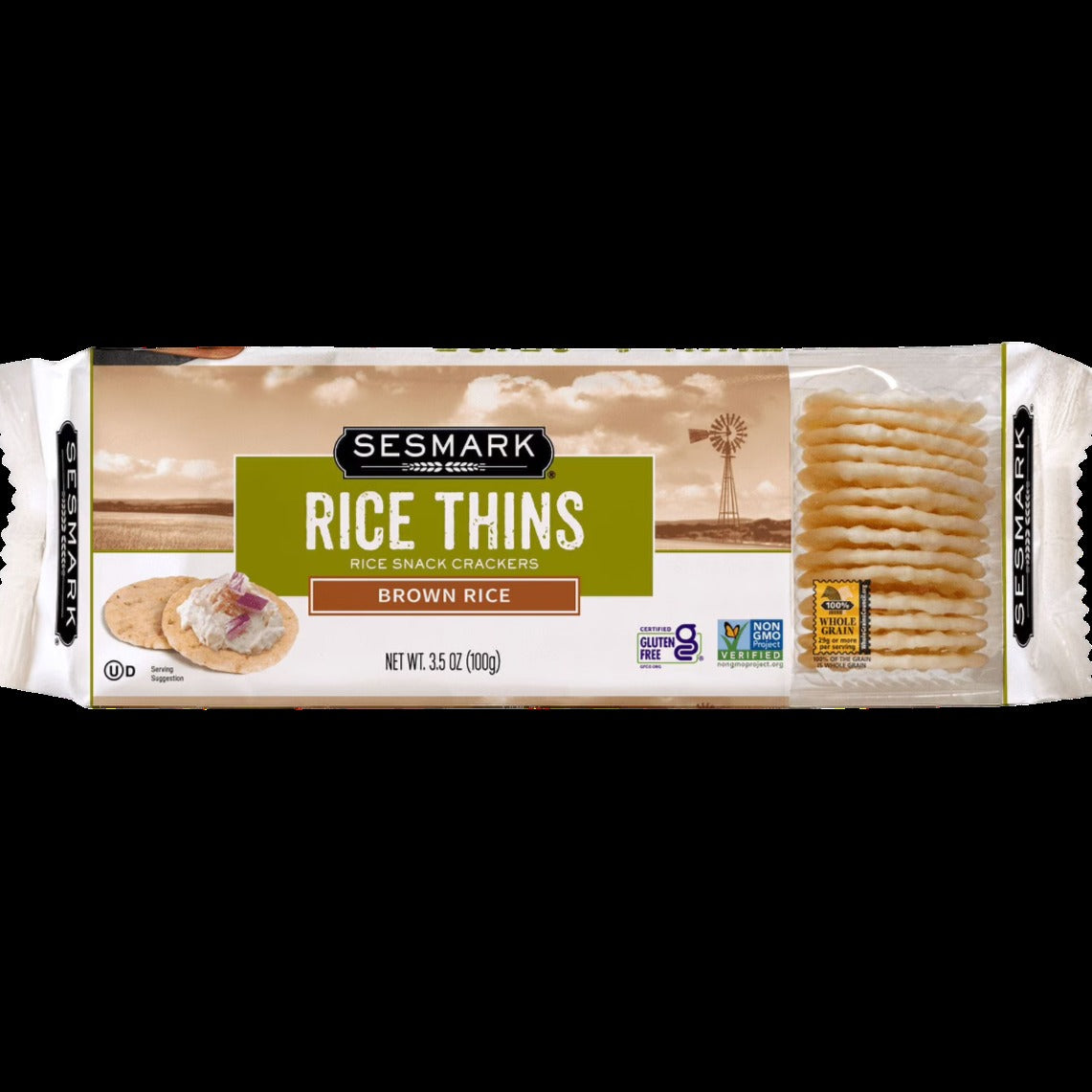 Gluten Free Brown Rice Thins