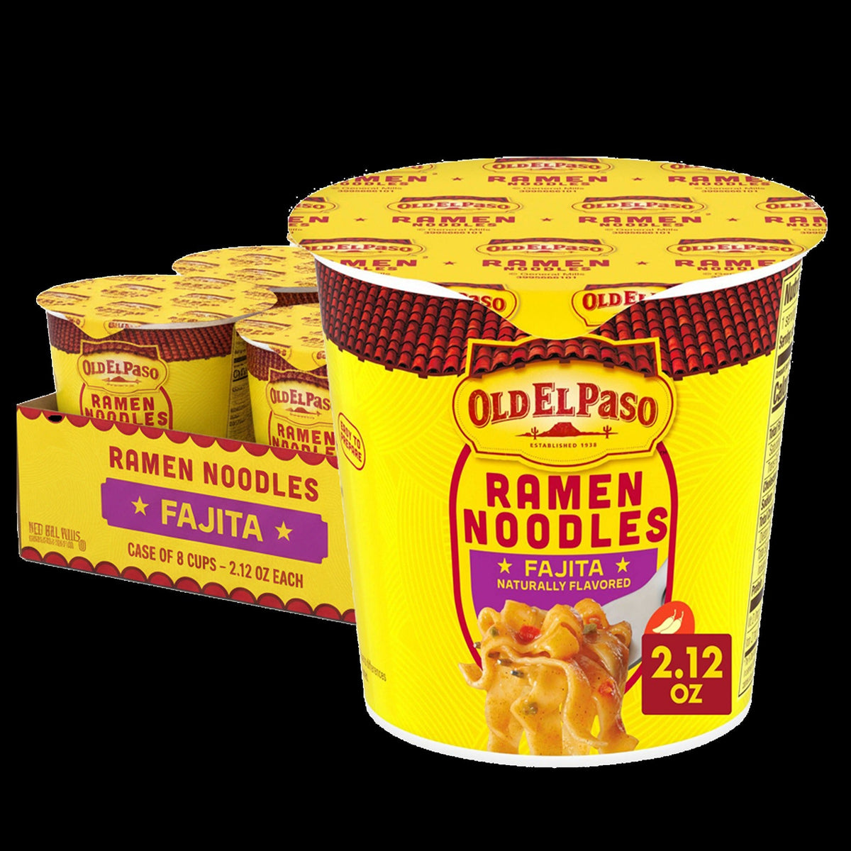 Fajita Ramen Noodles Cup (8 Pack)