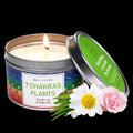 7 Chakras Plants - Natural Soy Wax Tin Candle