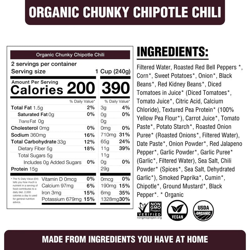Organic Chunky Chipotle Chili