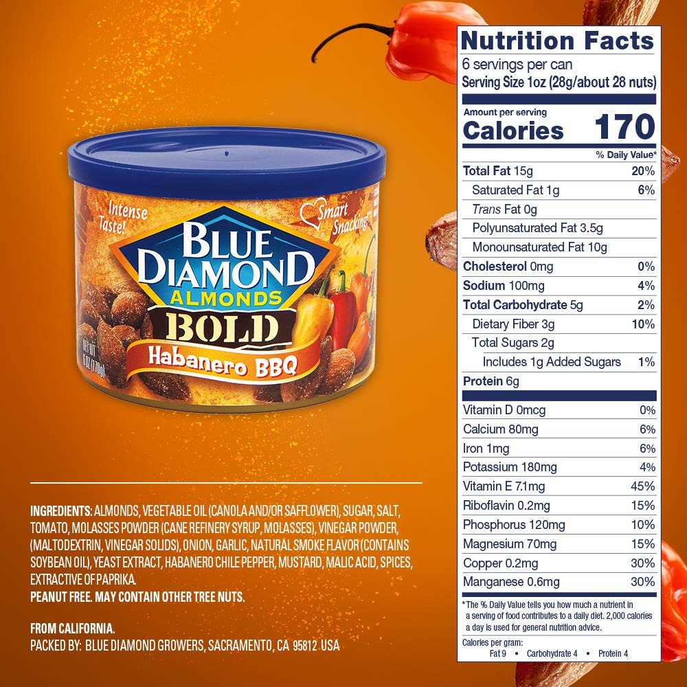 Bold Habanero BBQ Almonds