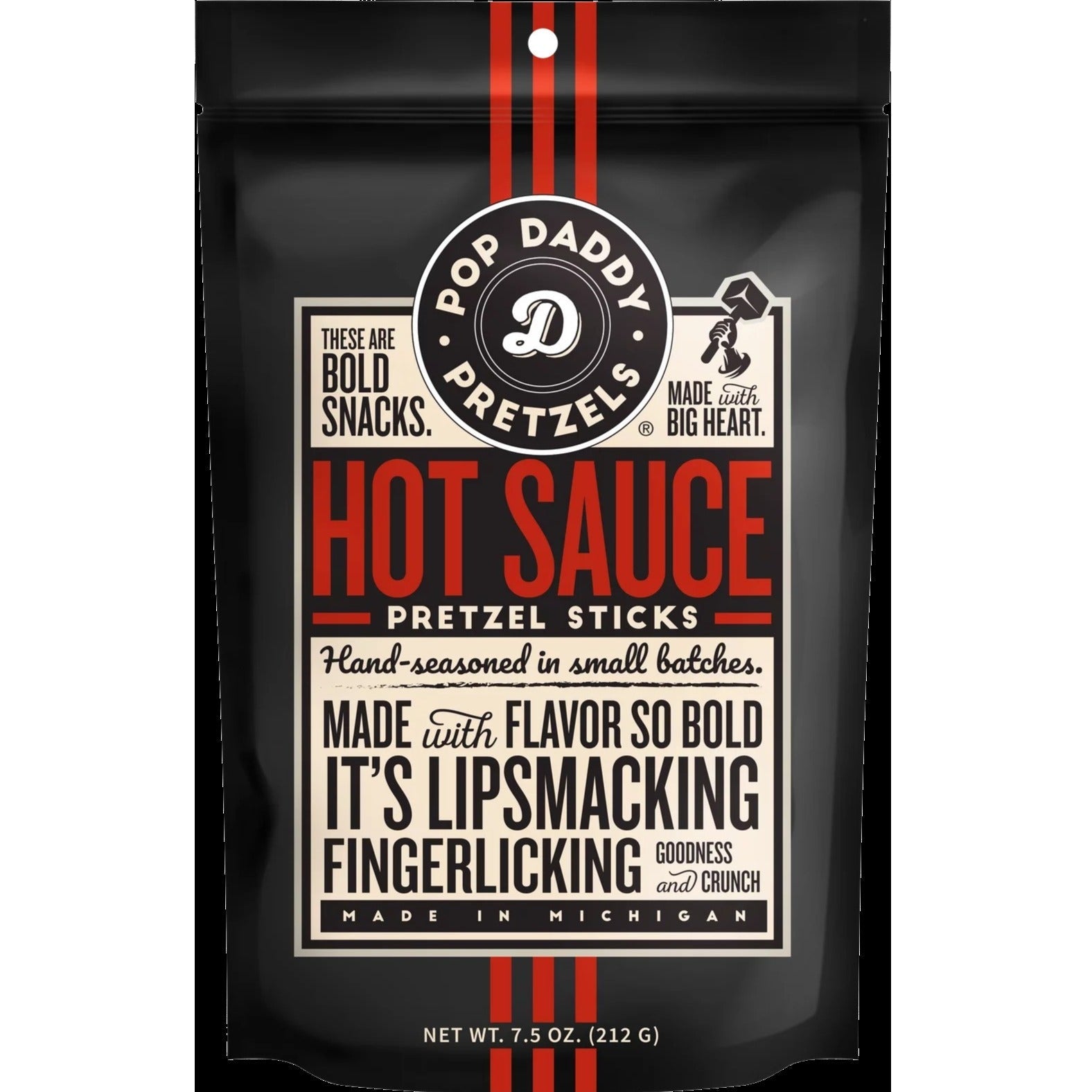 Hot Sauce Pretzel Sticks