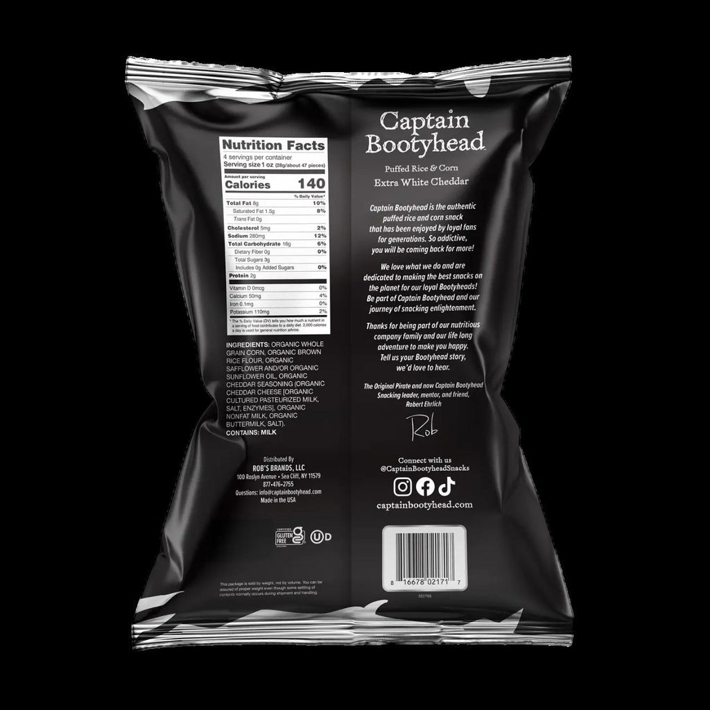 Captain Bootyhead Extra White Cheddar Puffs