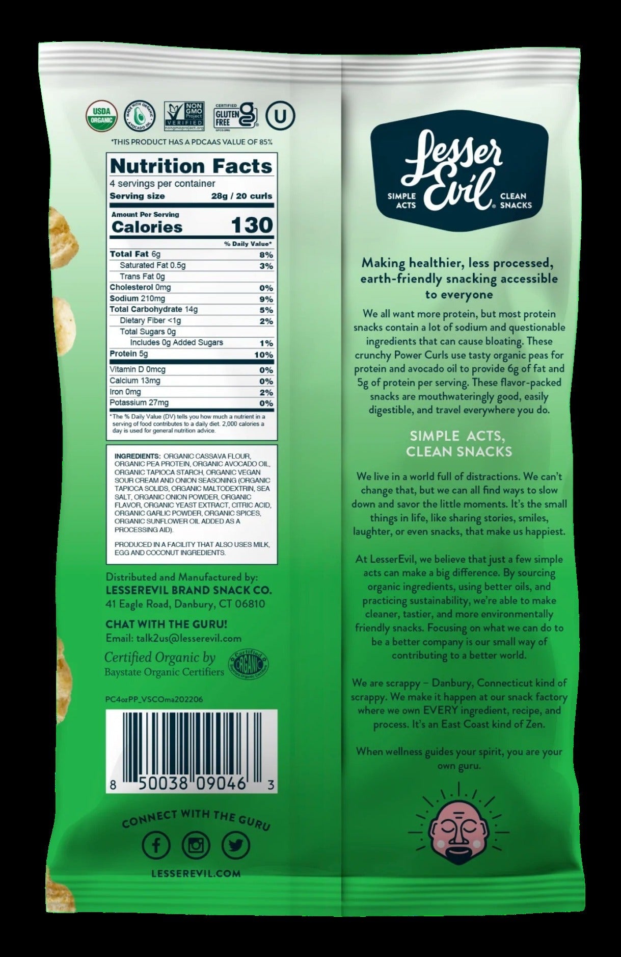 New Sour Cream & Onion Plant-Based Power Curls