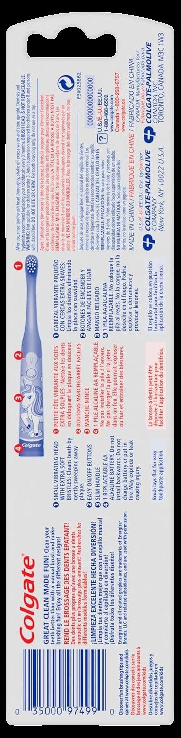 Kids Powered Toothbrush Unicorn, Extra Soft