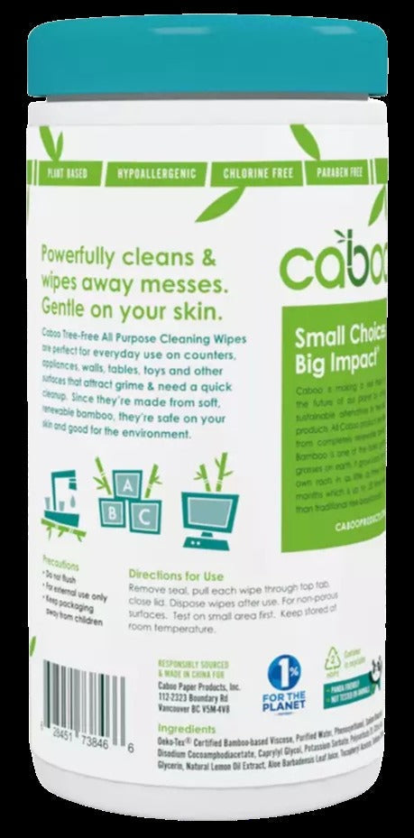 Cleaning Wipes Natural Lemon