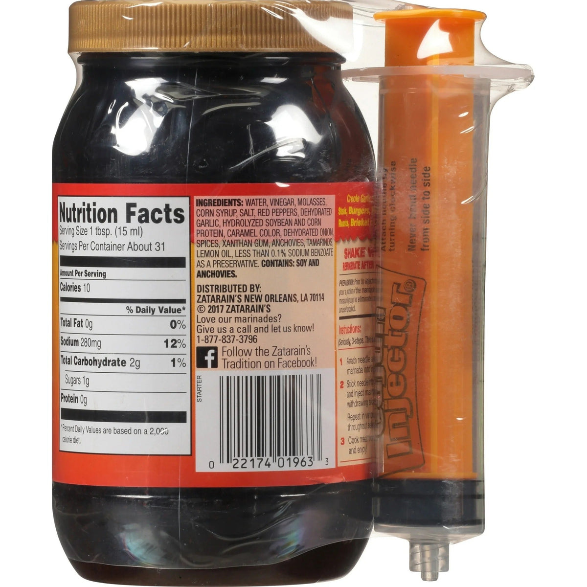 Cajun Injector Creole Garlic Injectable Marinade