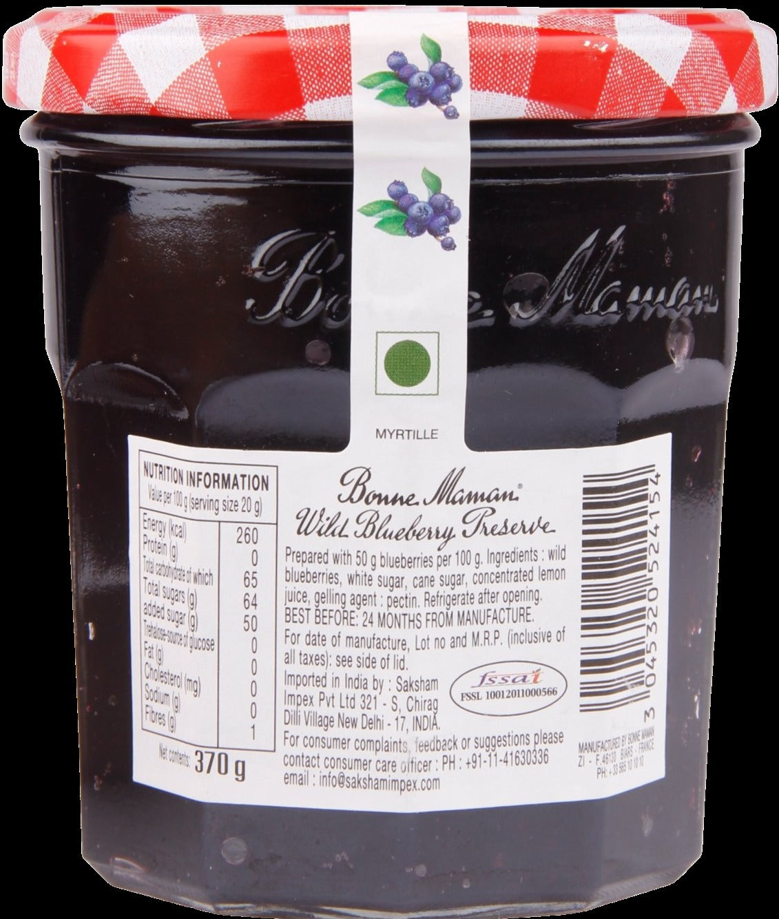 Wild Blueberry Preserves