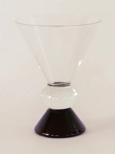 Totem Glass - Clear & Blue