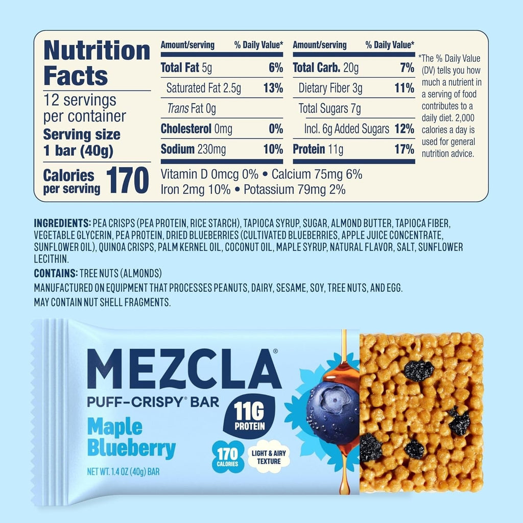 Maple Blueberry Bars (4 CT)