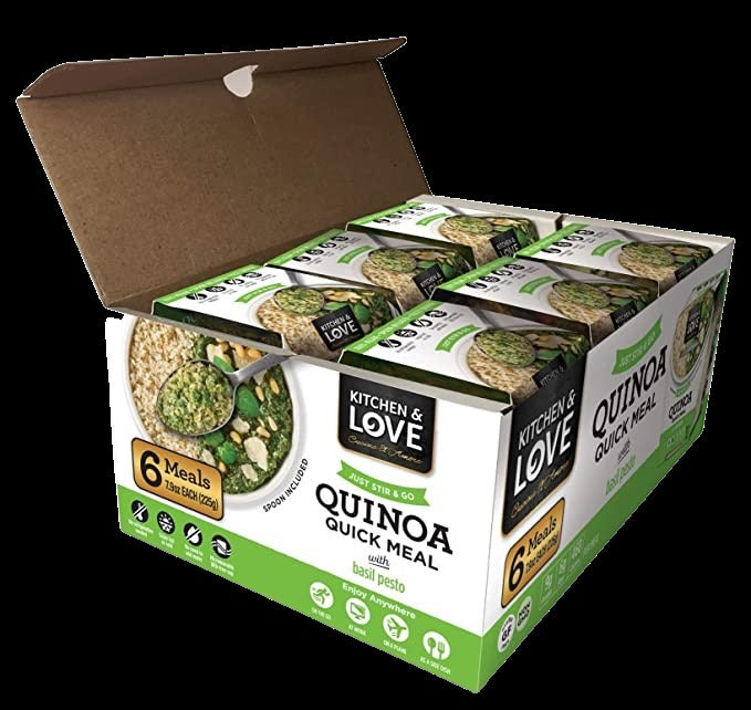 Gluten Free Basil Pesto Quinoa Meal (6 Pack)