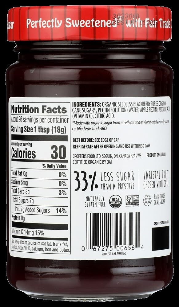 Seedless Blackberry Fruit Spread