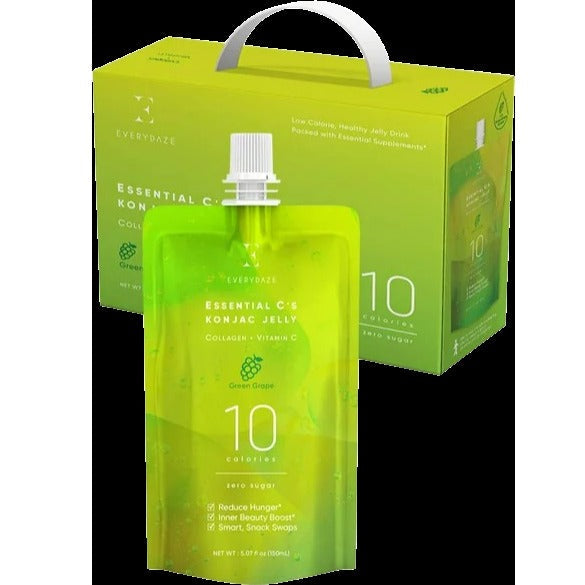 Essential C's Konjac Jelly - Green Grape (10 Pack)