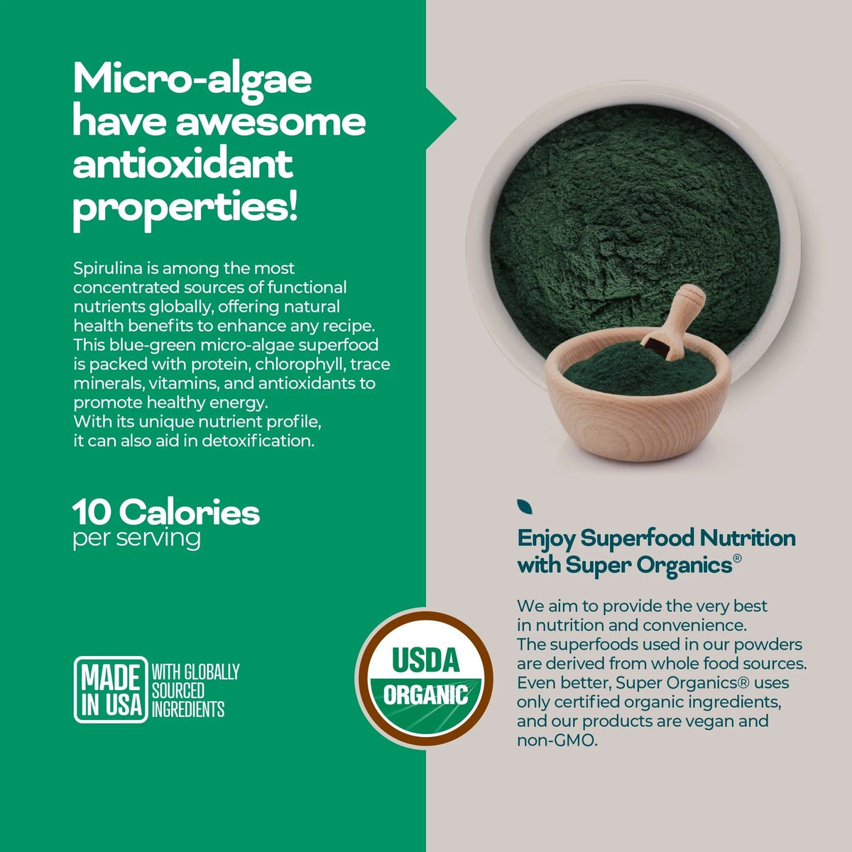 Organic Spirulina Powder