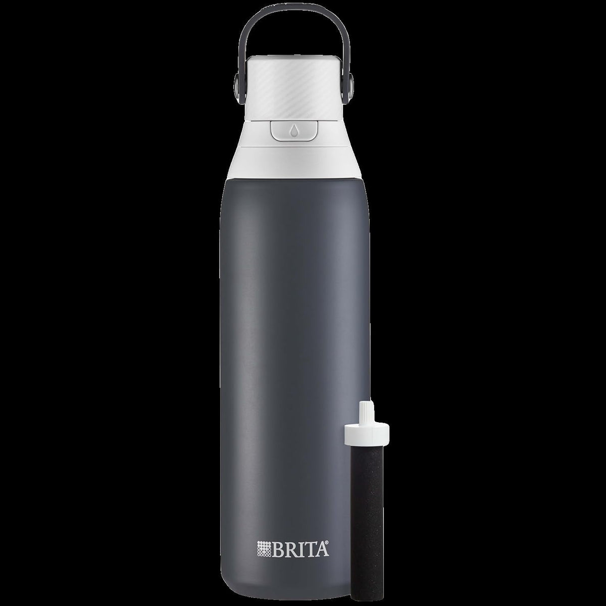 Stainless Steel Water Bottle with Filter Carbon - 32 oz Bottle
