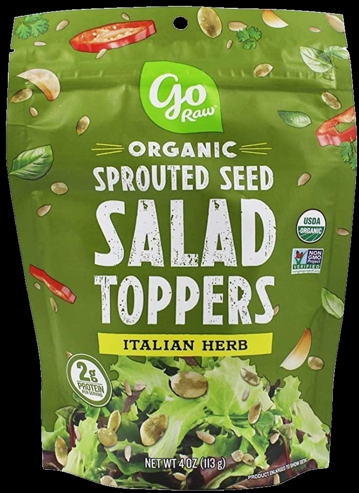 Italian Herb Sprouted Salad Toppers