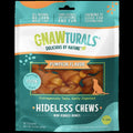 Hideless Chews Ribbed Bone Pumpkin Flavor Dog Treats
