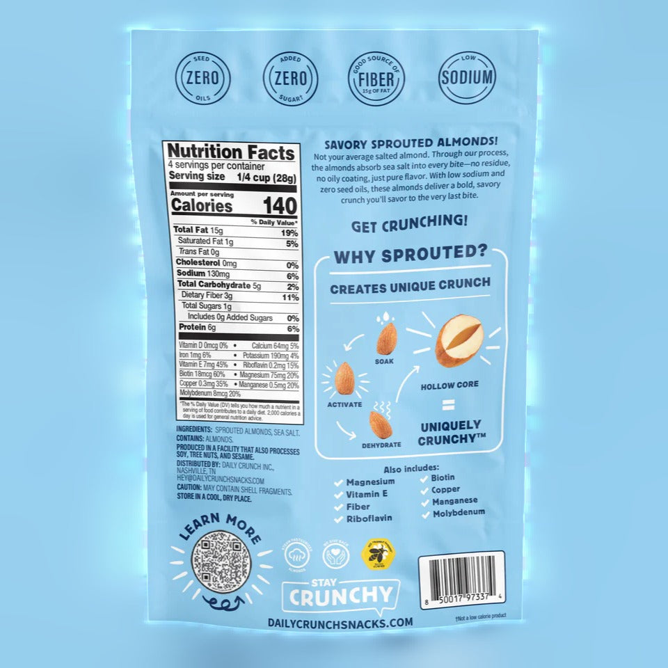 Sea Salt Sprouted Almonds