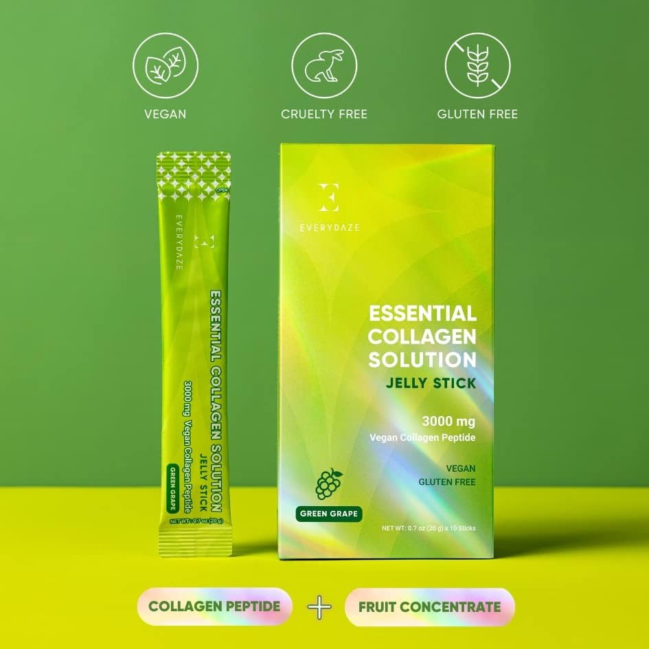 Essential Collagen Solution Jelly Stick - Green Grape (10 CT)