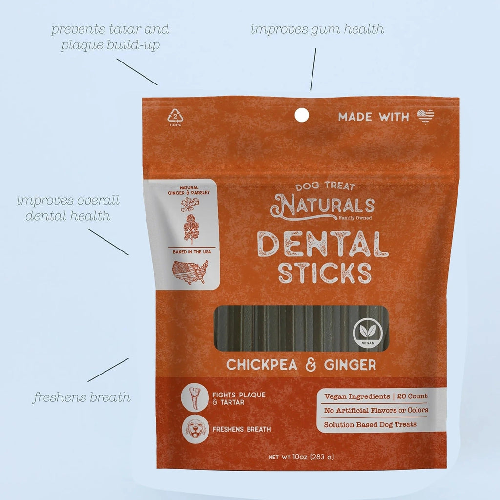 Chickpea & Ginger Dog Dental Sticks (20 CT)