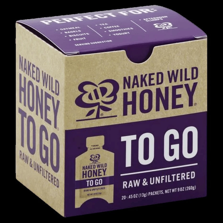Naked Wild Honey Raw & Unfiltered, To Go