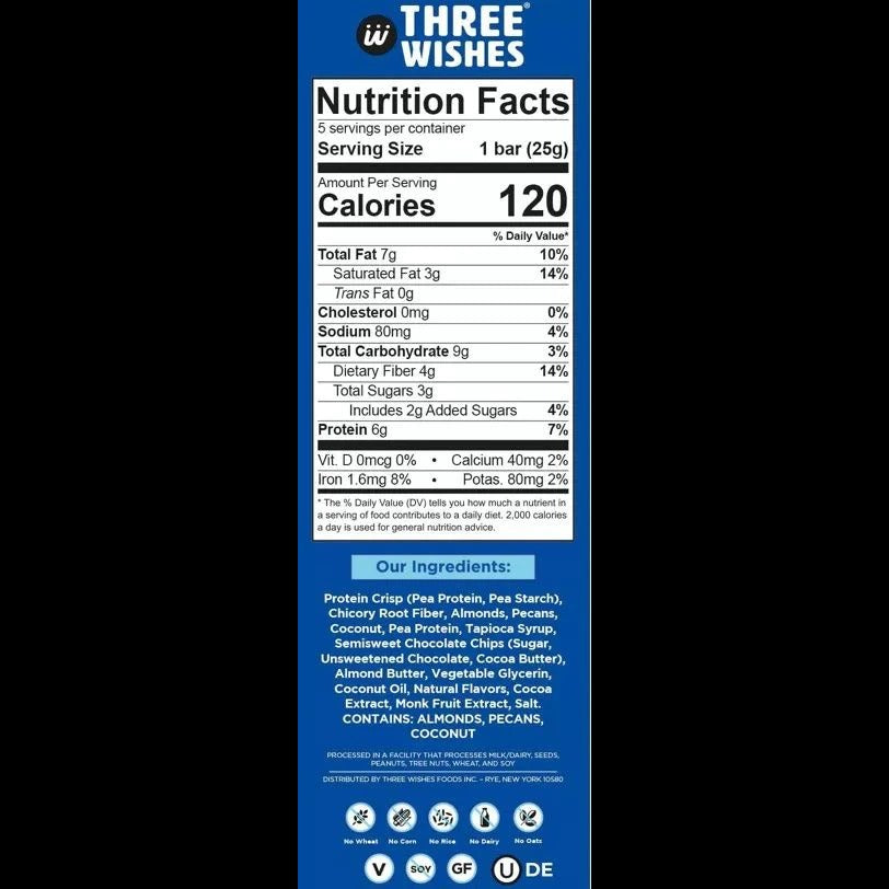 Chocolate Chip Grain-Free Granola Bars (5 CT)