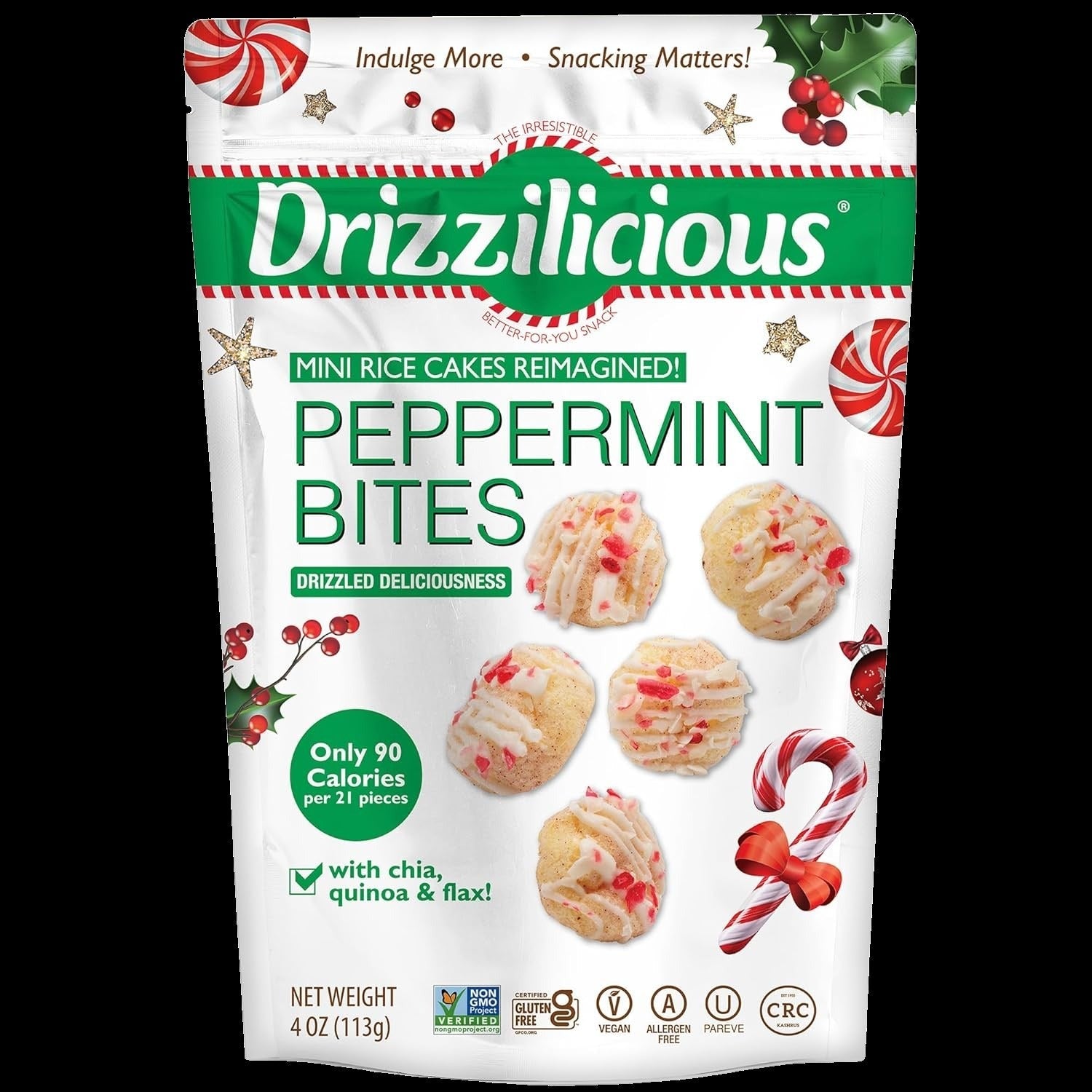 Peppermint Bites Mini Rice Cakes