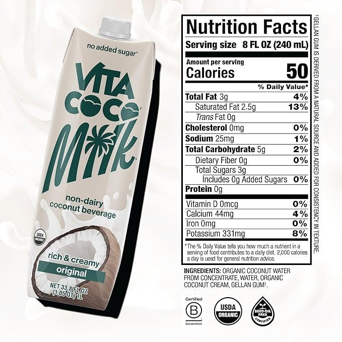 Non-Dairy Coconut Beverage