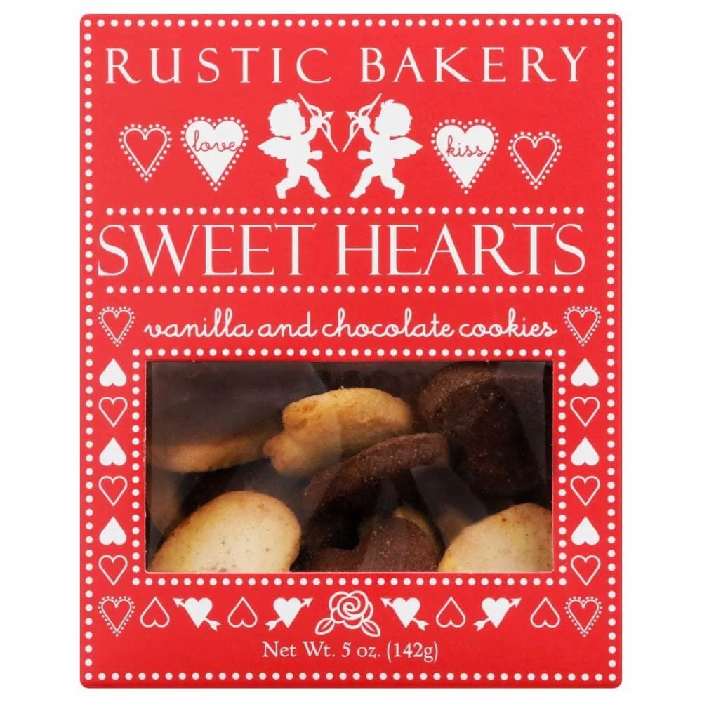 Vanilla And Chocolate Valentines Day Cookies