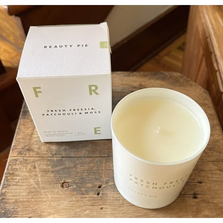 Fresh Freesia Patchouli & Moss Luxury Scented Candle