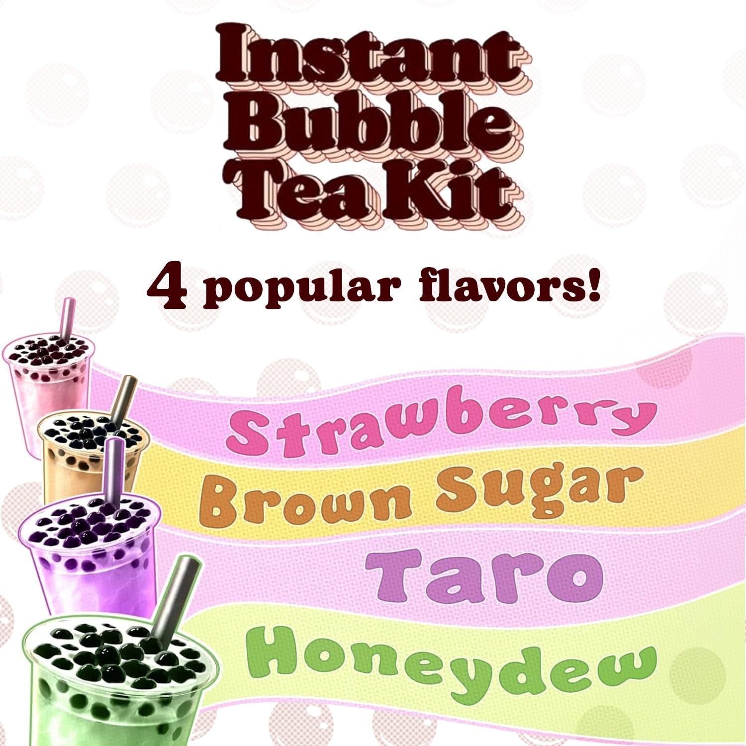 Instant Bubble Tea Kit - Taro